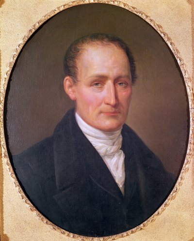 Portrait of Joseph Nicephore Niepce (1765-1833) 1854 by Leonard Francois Berger